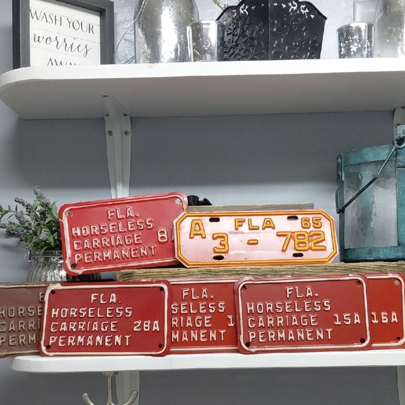 Other - Vintage Florida License Plates Collection Of 7